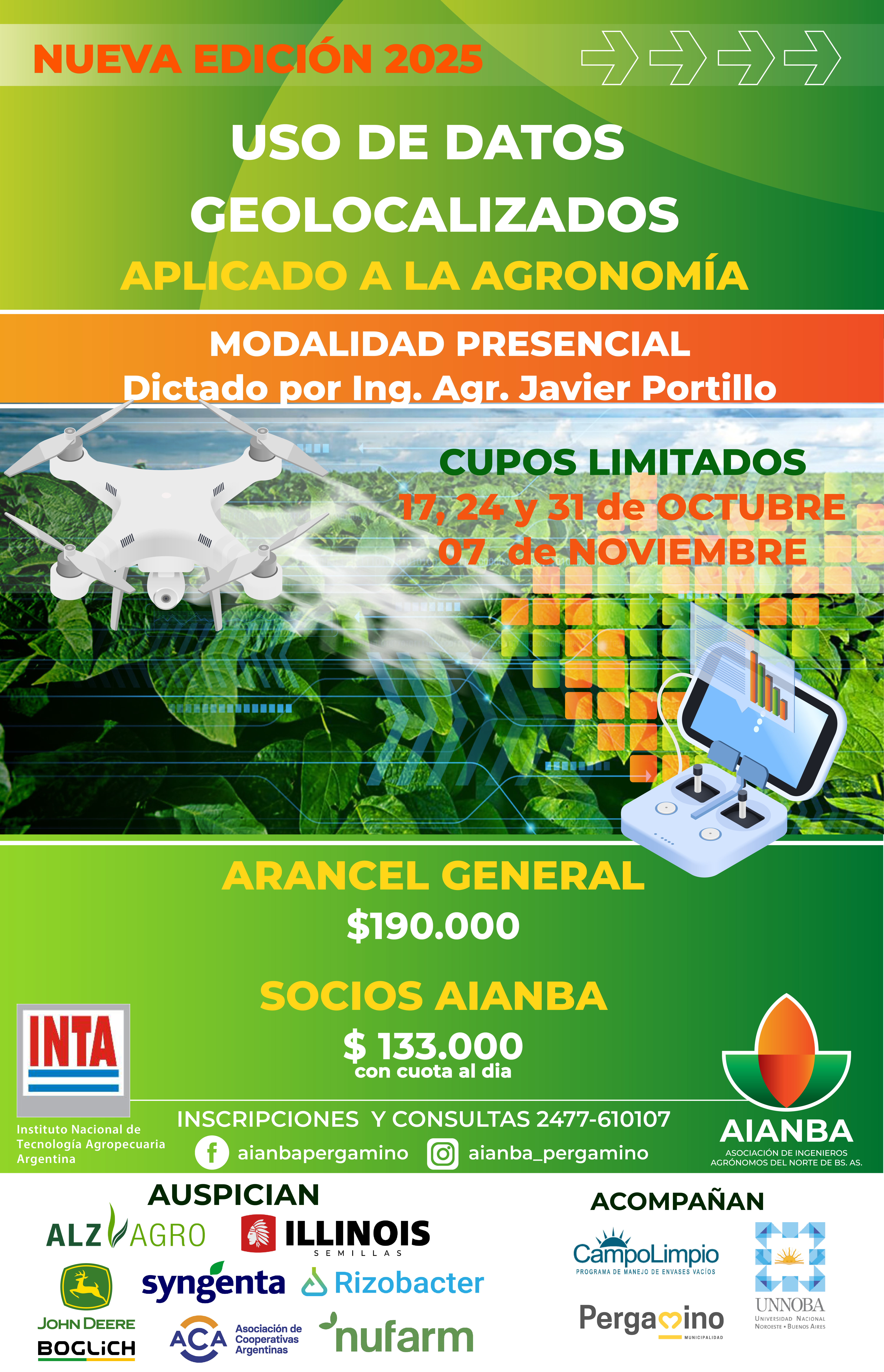 Curso de uso de datos Geolocalizados - Aplicado a la Agronomía